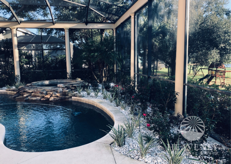 Pool landscape Orlando