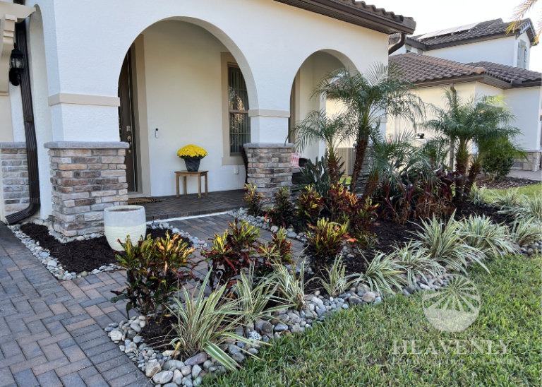 Front yard landscape design and install