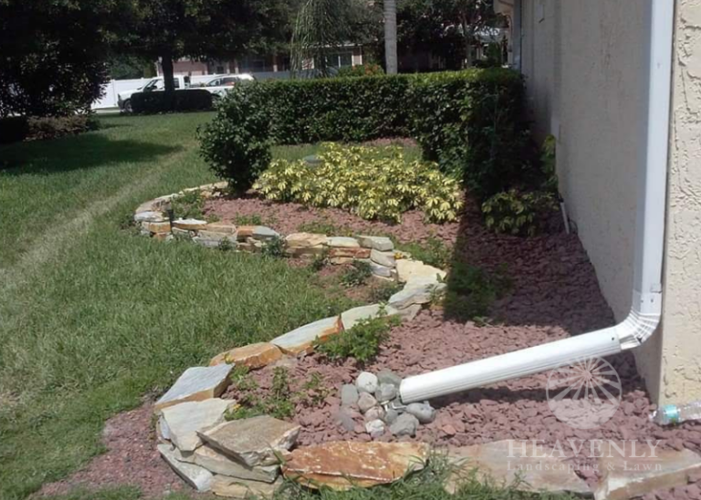 Retention wall for back yard